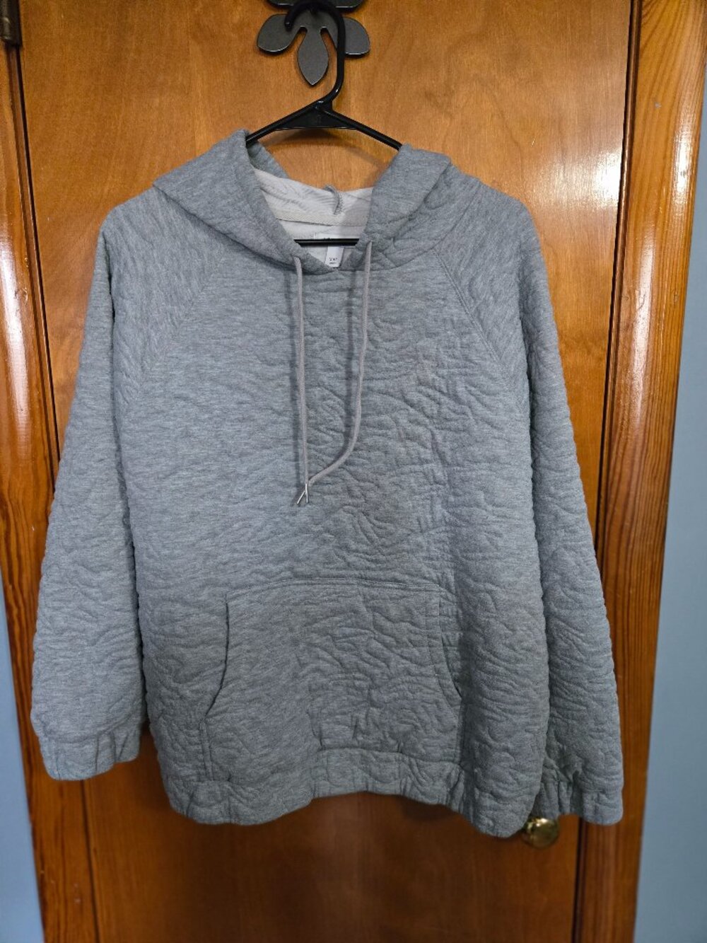 Nine West Hooded Sweatshirt, Size XXL, Gray